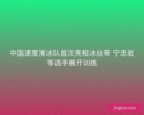 中国速度滑冰队首次亮相冰丝带 宁忠岩等选手展开训练 中国速度滑冰队首次亮相冰丝带 宁忠岩等选手展开训练